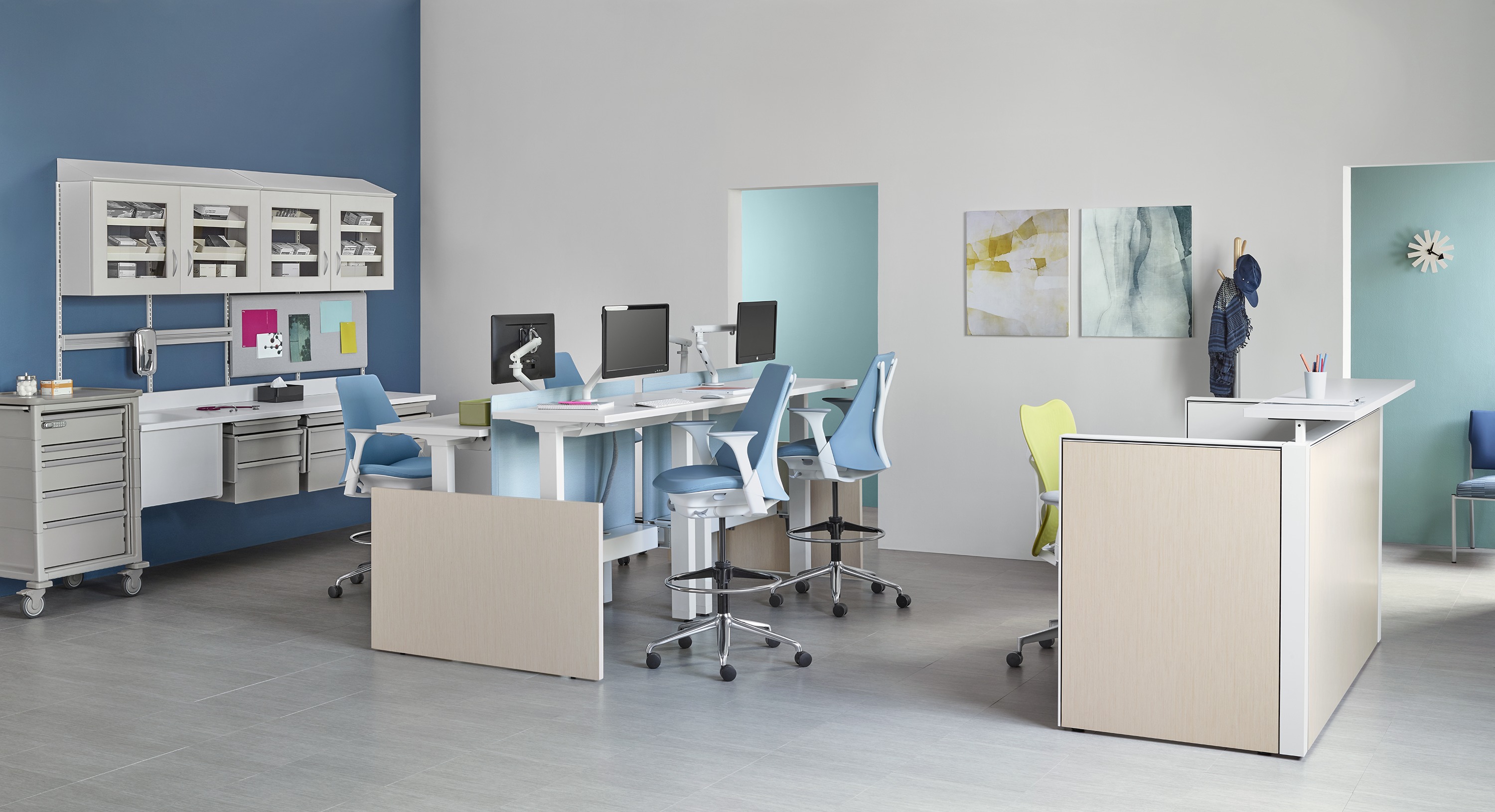 医院家具|护士站|办公家具|万象城(中国)家具|Ethospace 护士站